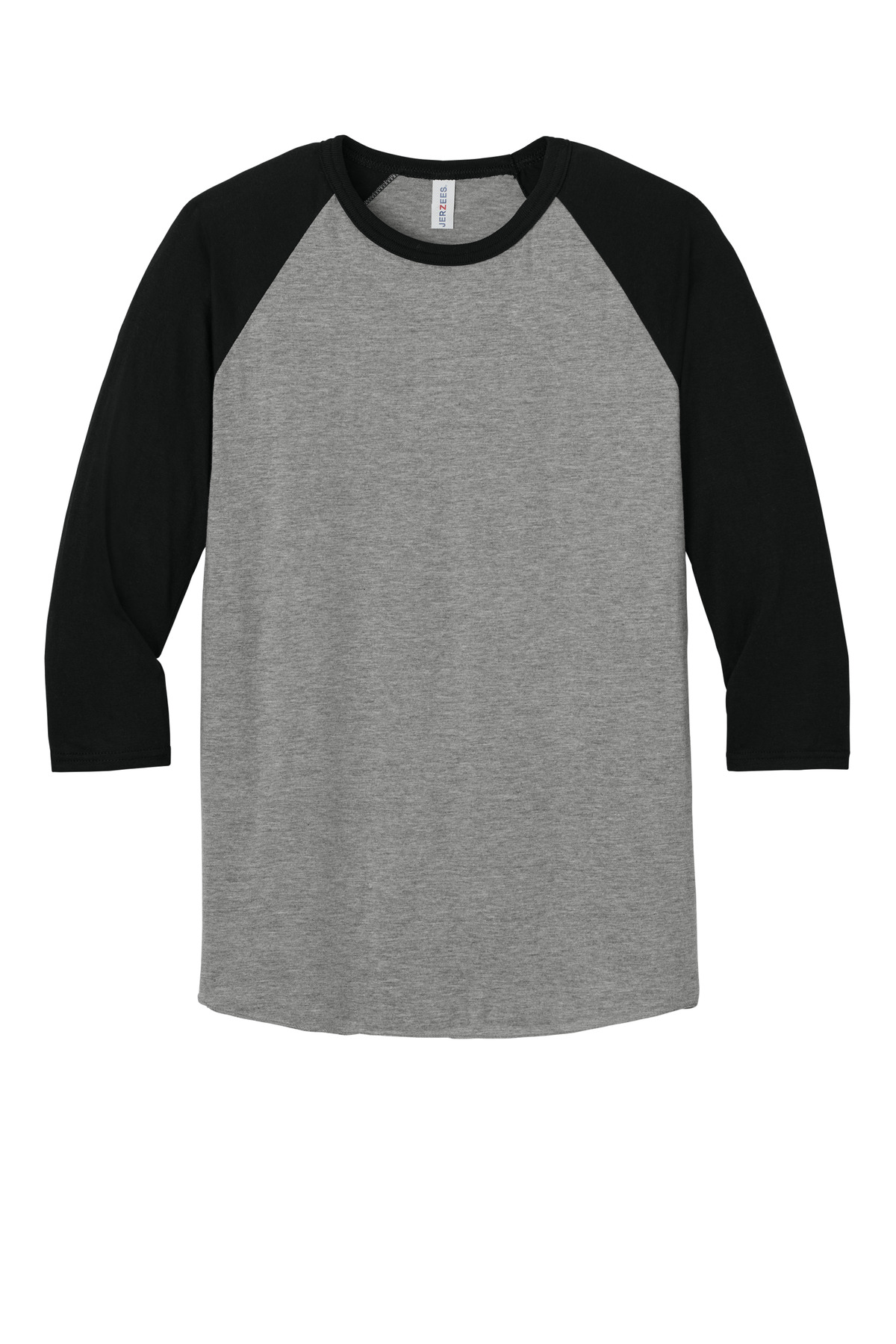 Jerzees Unisex Premium Blend Combed Ring Spun 3/4-Sleeve Raglan 560R