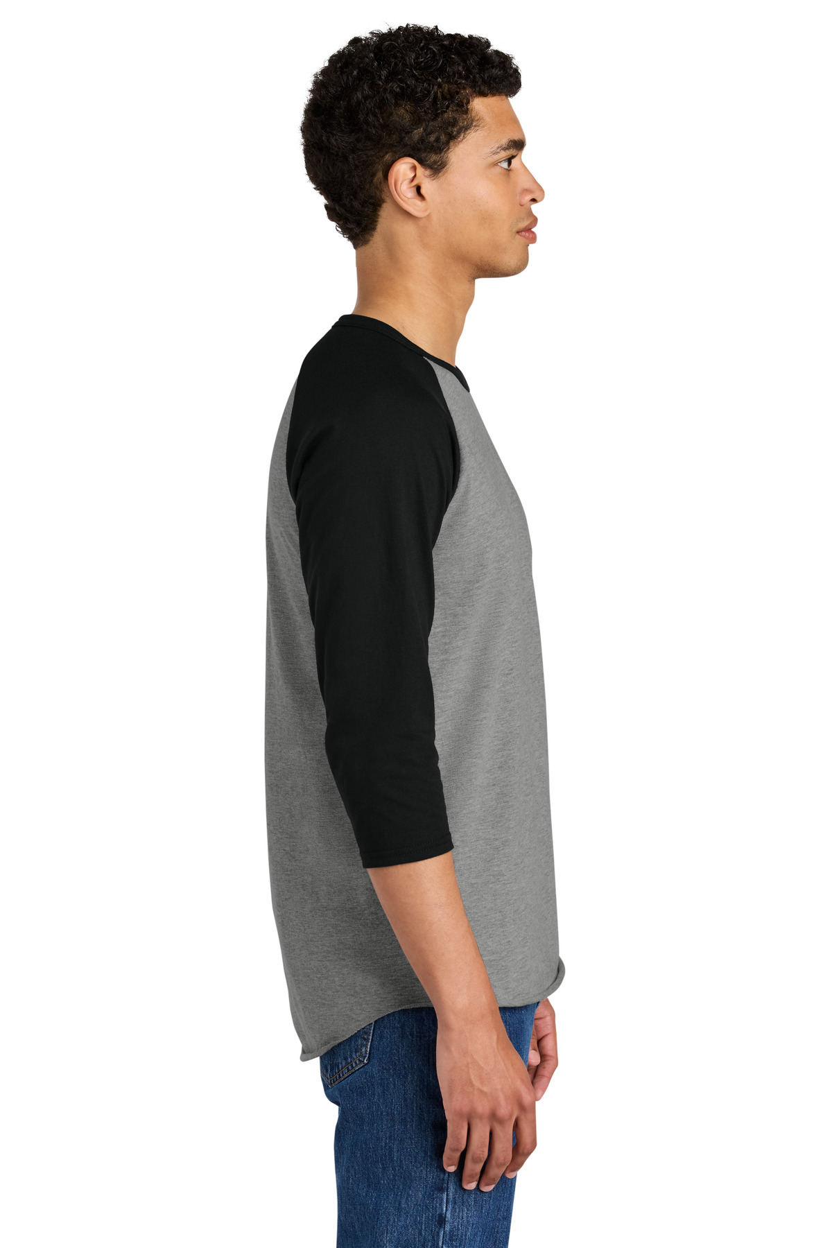 Jerzees Unisex Premium Blend Combed Ring Spun 3/4-Sleeve Raglan 560R