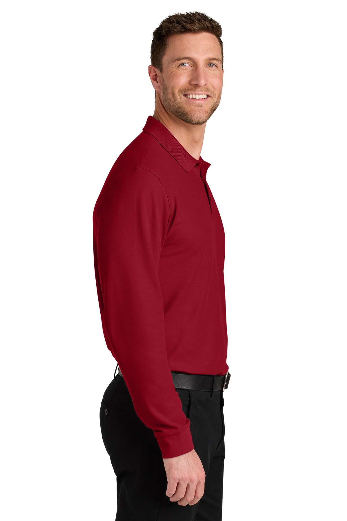 Port Authority Wearever Signature Pique Long Sleeve Polo K200LS