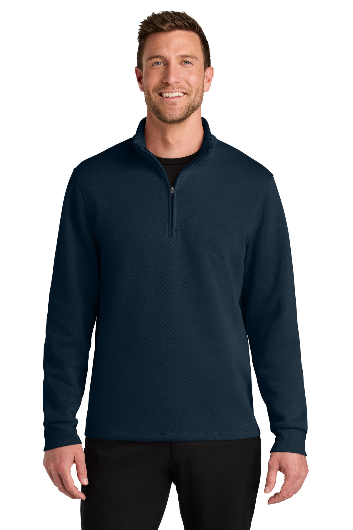 Port Authority ® Wearever Signature Double Pique 1/4-Zip K210 - Image 3