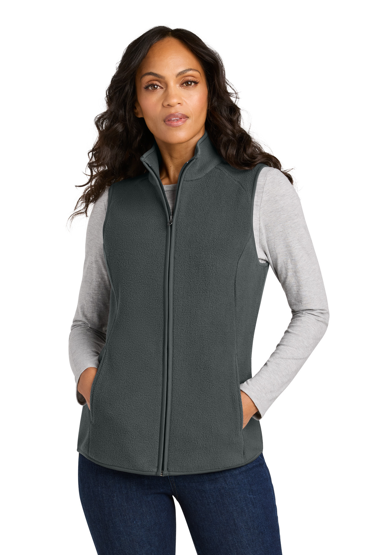 Port Authority ® Women's C-FREE ® Fleece Vest L702 - Image 2