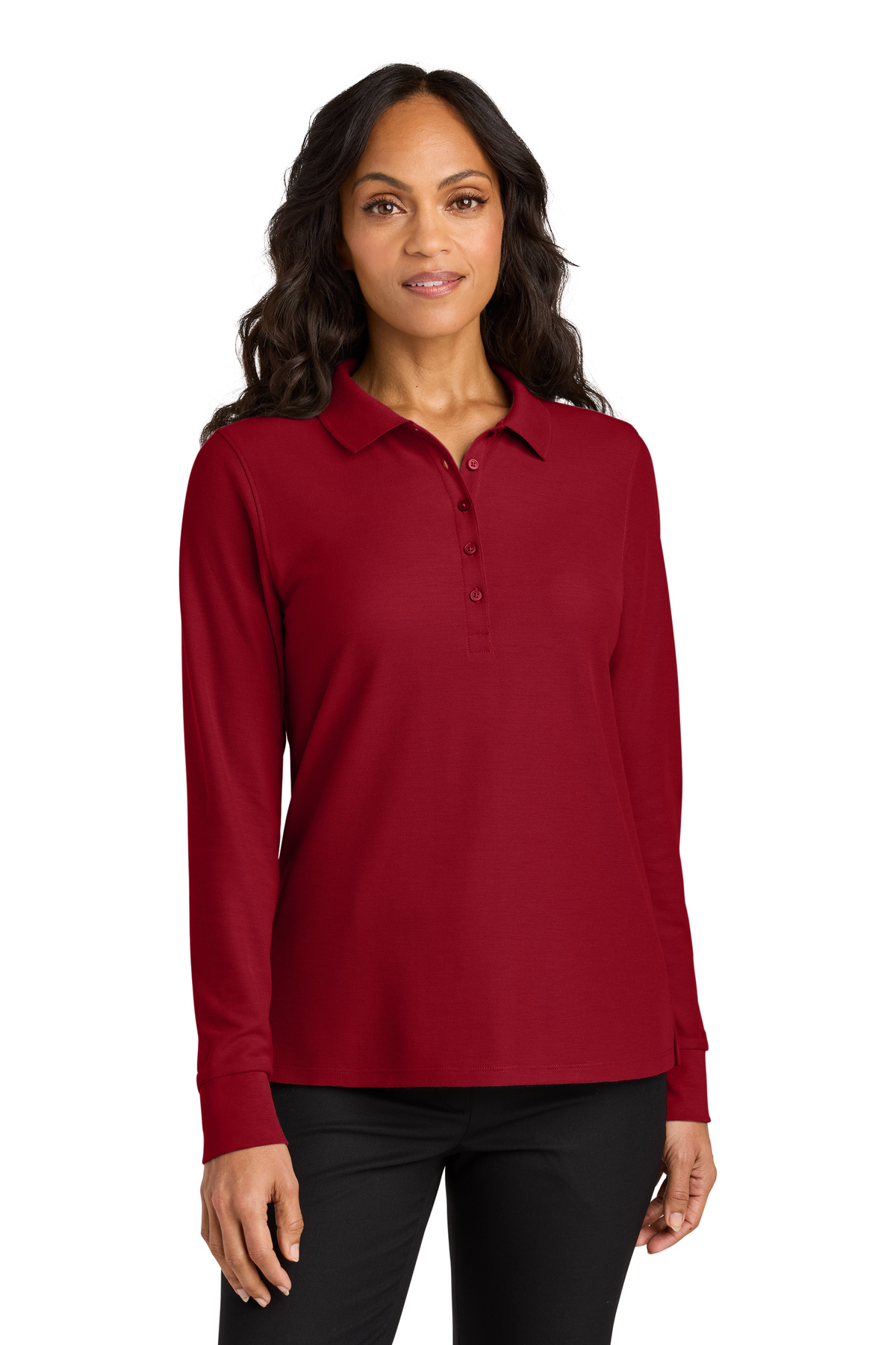 Port Authority Women's Wearever Signature Pique Long Sleeve Polo LK200LS
