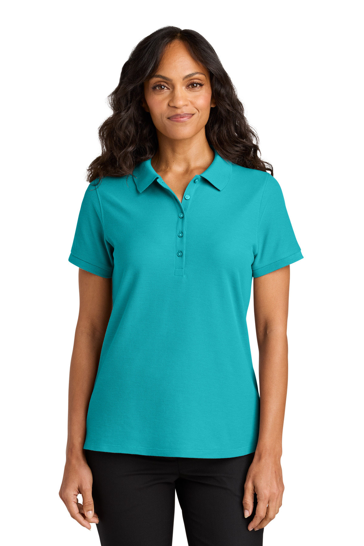 Port Authority ®  Women's Wearever Signature Pique Polo LK200 - Front Model