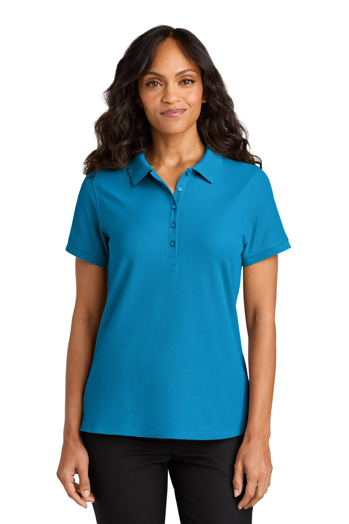 Port Authority ® Women's Wearever Signature Pique Polo LK200 - Image 2