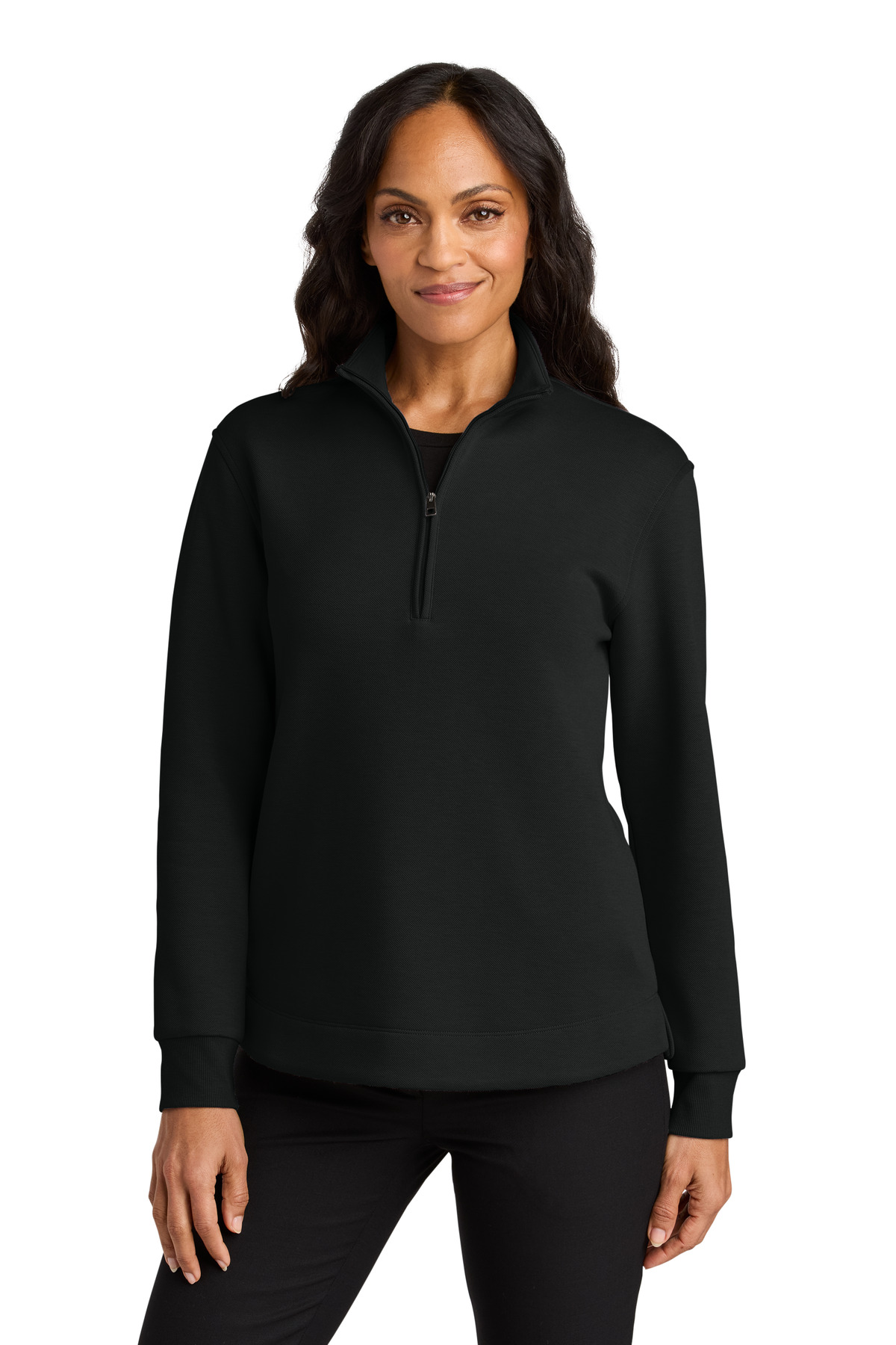 Port Authority Women&#8216;s Wearever Signature Double Pique 1/4-Zip-Port Authority