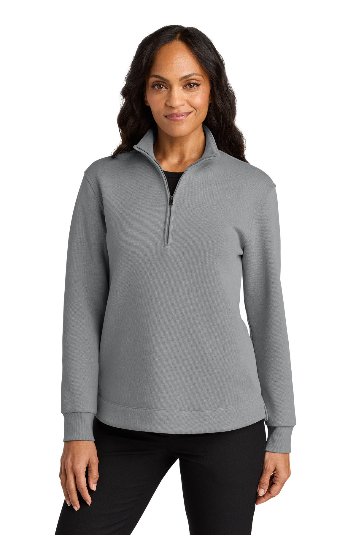 Port Authority ® Women's Wearever Signature Double Pique 1/4-Zip LK210 - Image 2