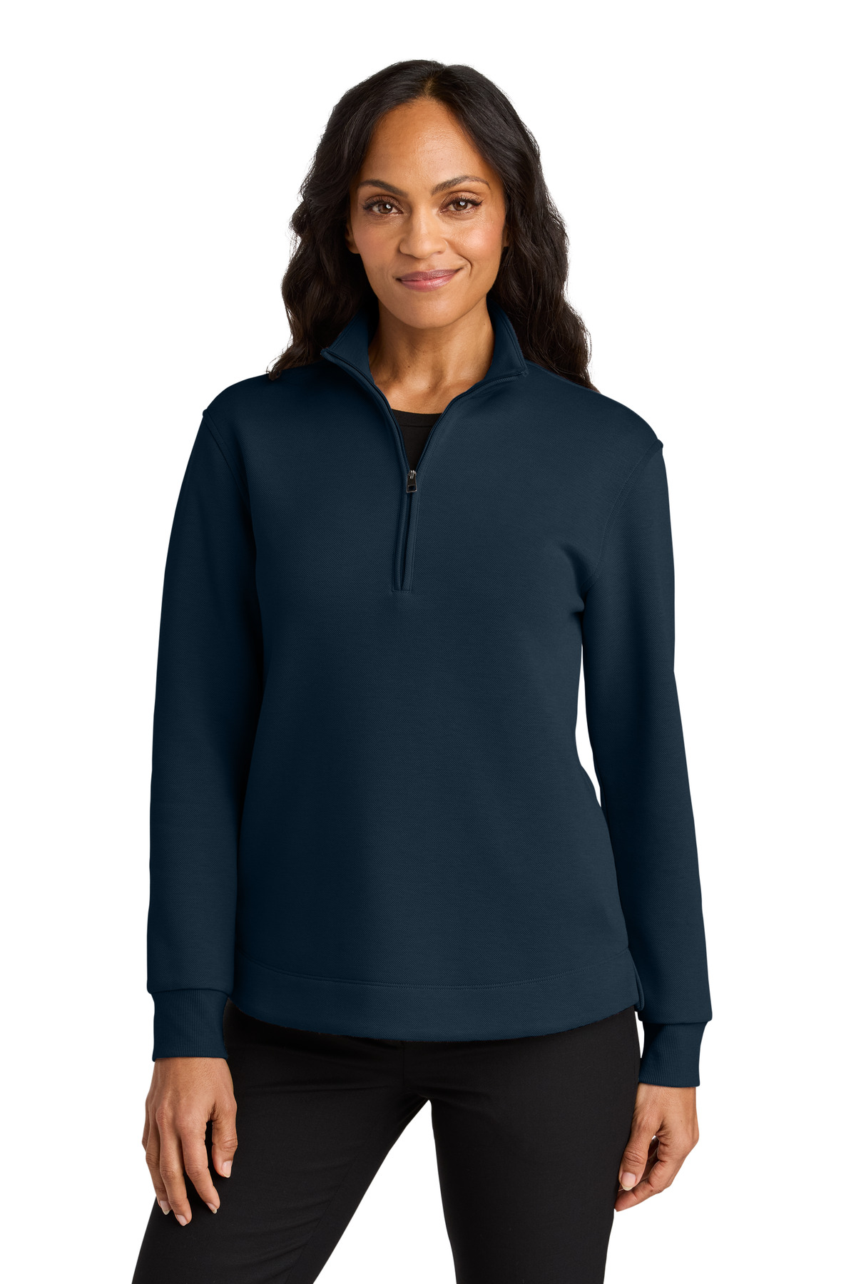 Port Authority ® Women's Wearever Signature Double Pique 1/4-Zip LK210 - Image 3