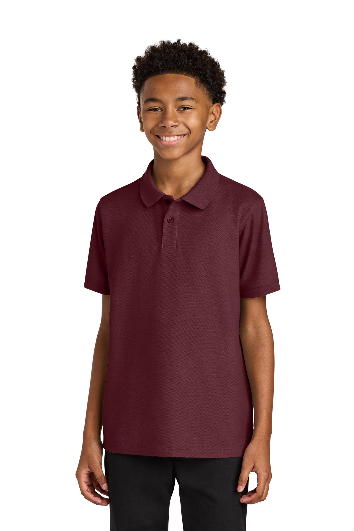 Port Authority ®  Youth Wearever Signature Pique Polo Y200 - Front Model