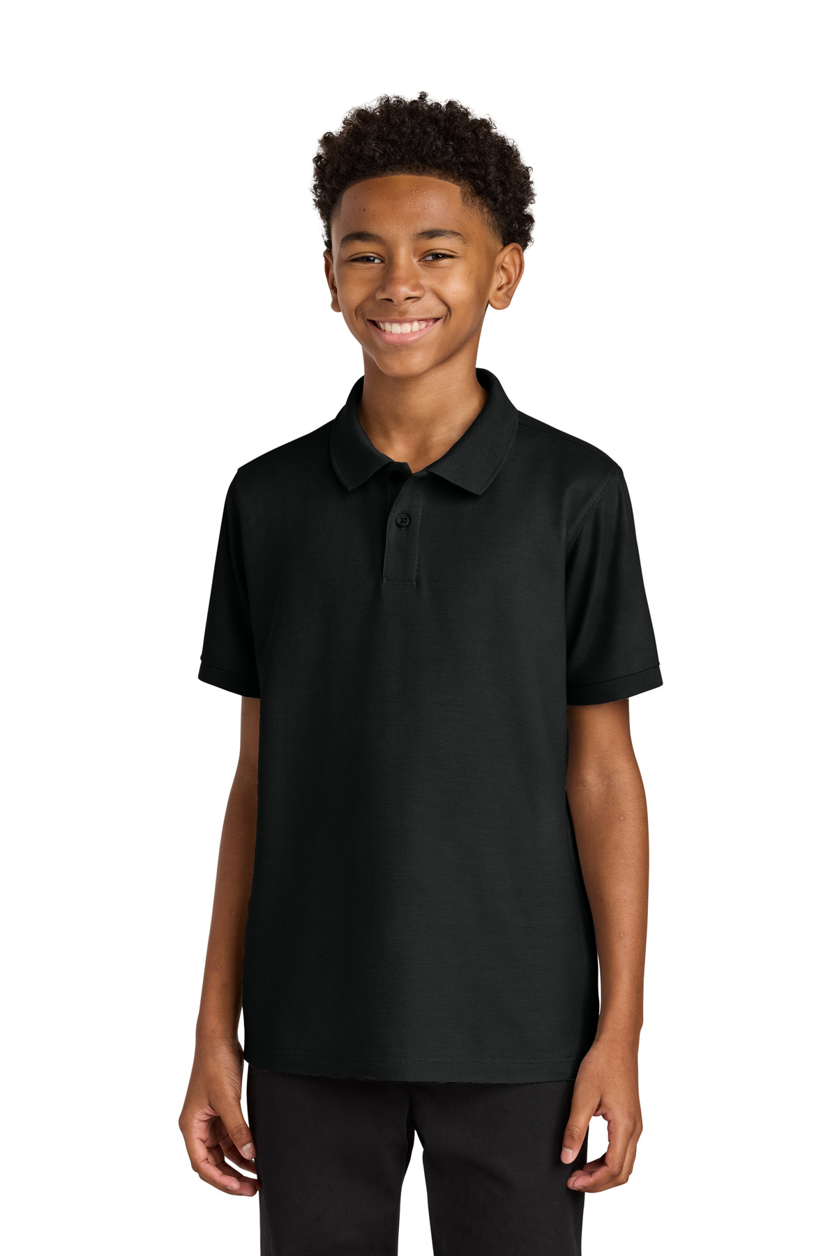 Port Authority ®  Youth Wearever Signature Pique Polo Y200 - Front Model