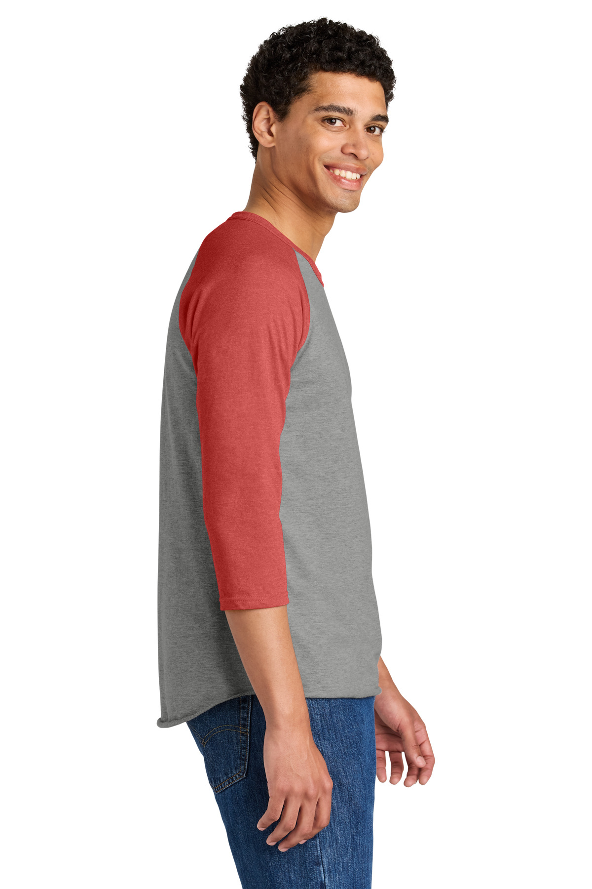 Jerzees Unisex Premium Blend Combed Ring Spun 3/4-Sleeve Raglan 560R