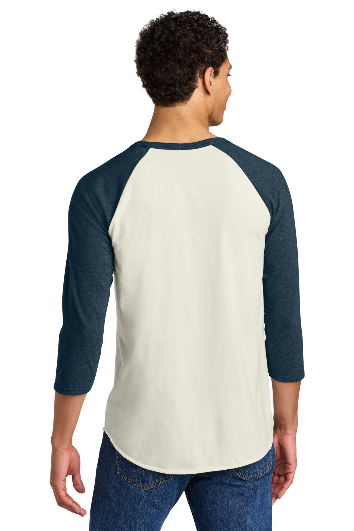 Jerzees Unisex Premium Blend Combed Ring Spun 3/4-Sleeve Raglan 560R