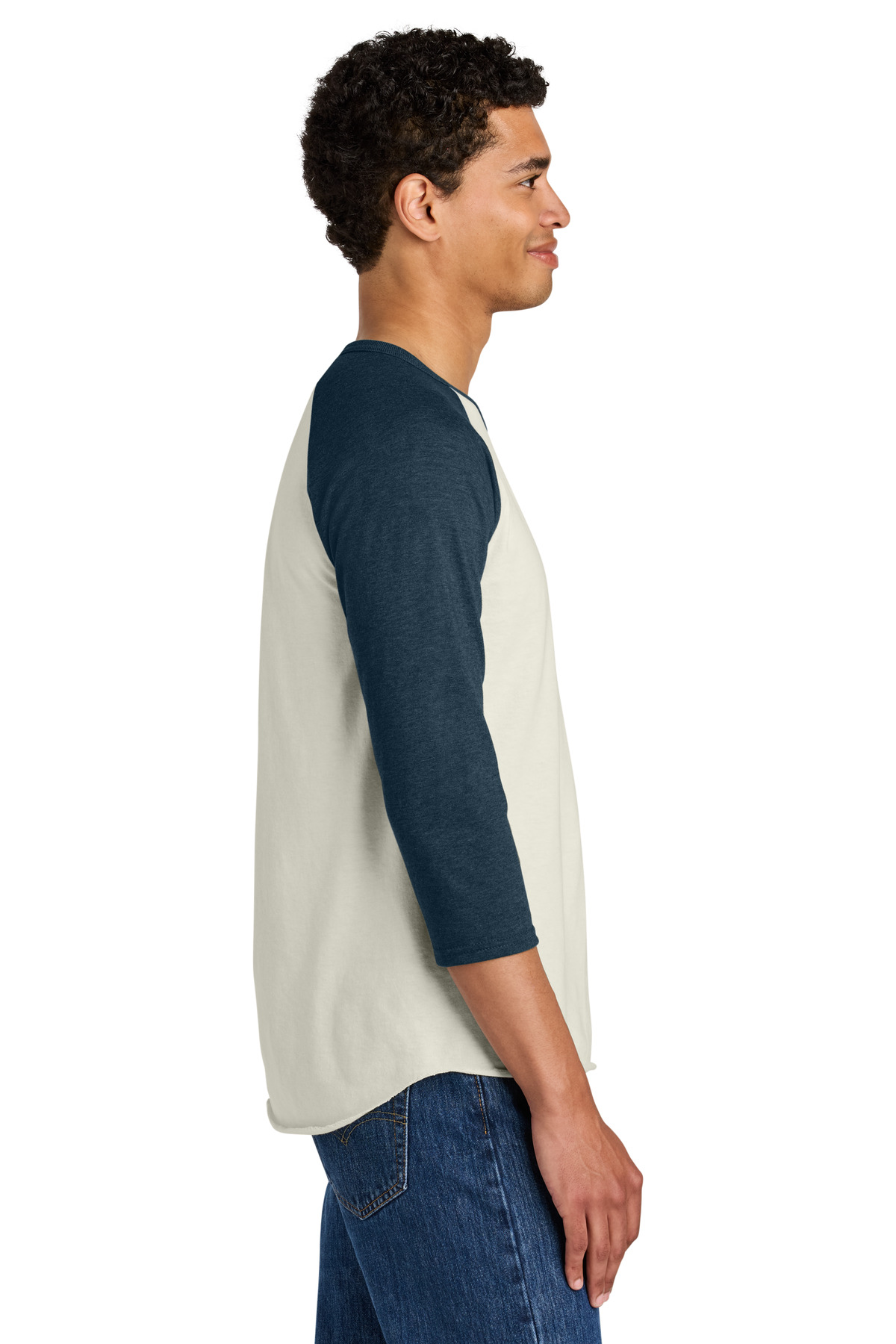 Jerzees Unisex Premium Blend Combed Ring Spun 3/4-Sleeve Raglan 560R