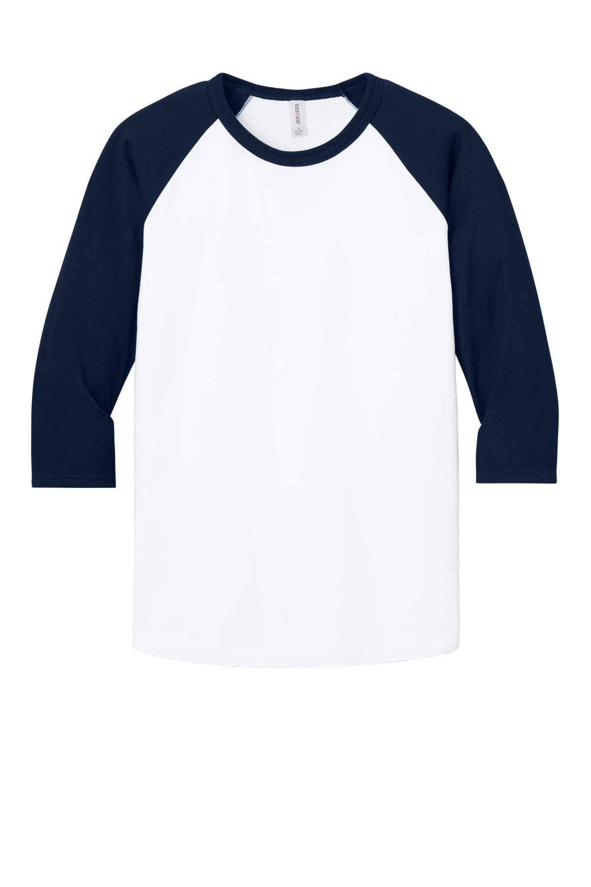 Jerzees Unisex Premium Blend Combed Ring Spun 3/4-Sleeve Raglan