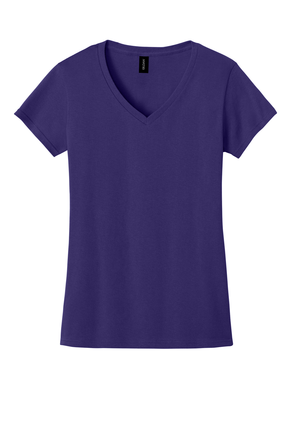 Gildan Women's Heavy Cotton 100% Cotton V-Neck T-Shirt. 5V00L