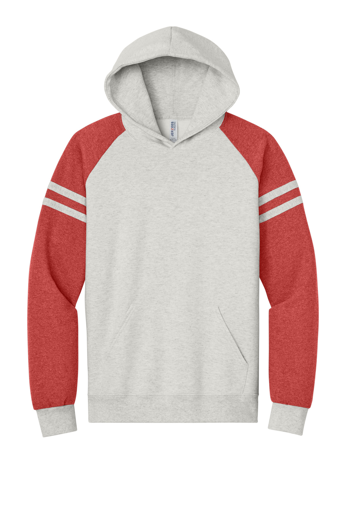 Jerzees Unisex NuBlend Varsity Colorblock Hooded Sweatshirt 97C