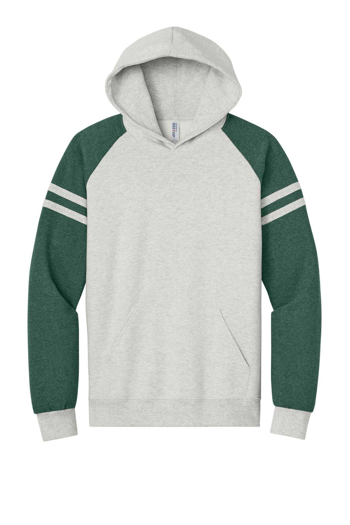 Jerzees Unisex NuBlend Varsity Colorblock Hooded Sweatshirt 97C