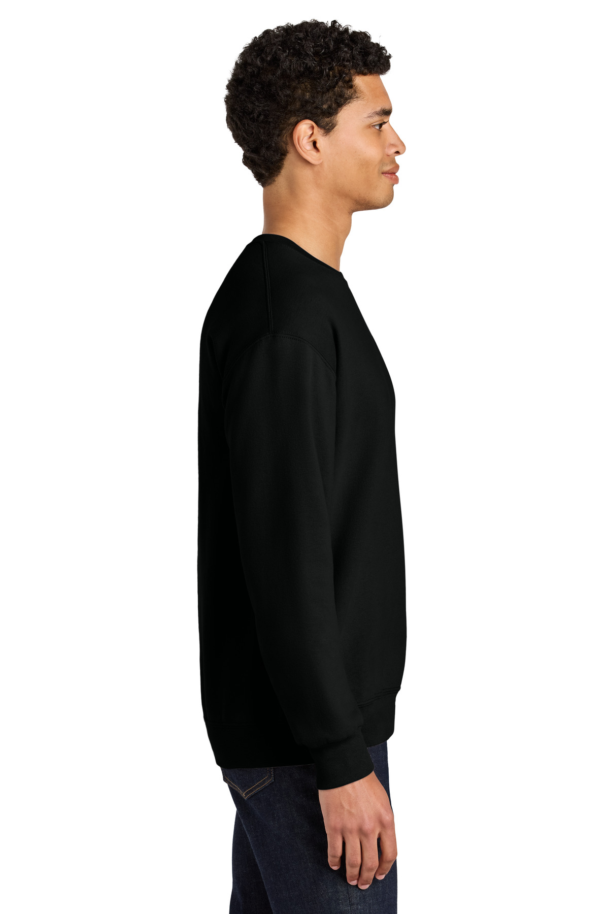 Jerzees Ultimate Unisex CVC Ring Spun Crewneck Sweatshirt IC48M