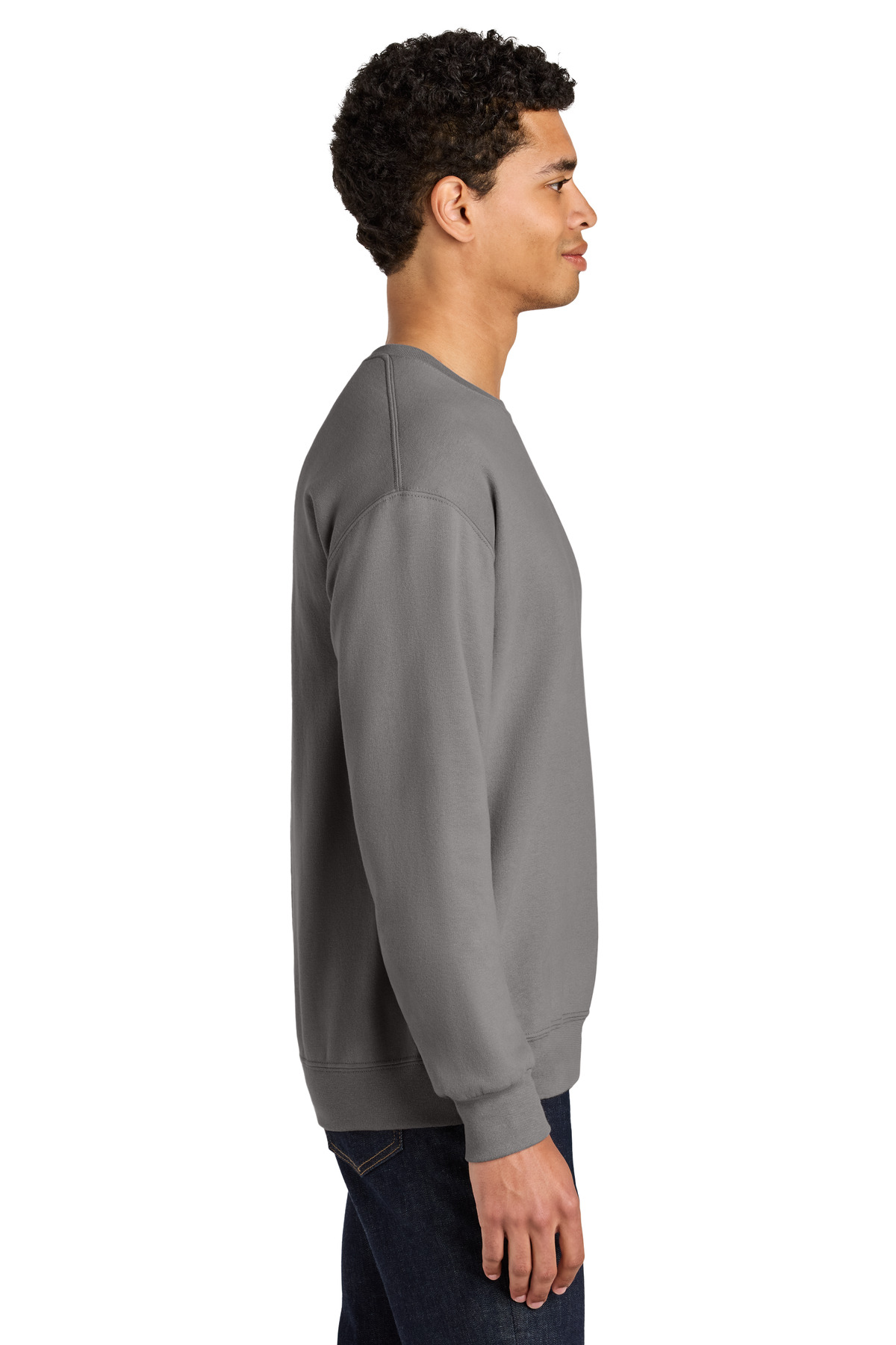 Jerzees Ultimate Unisex CVC Ring Spun Crewneck Sweatshirt IC48M