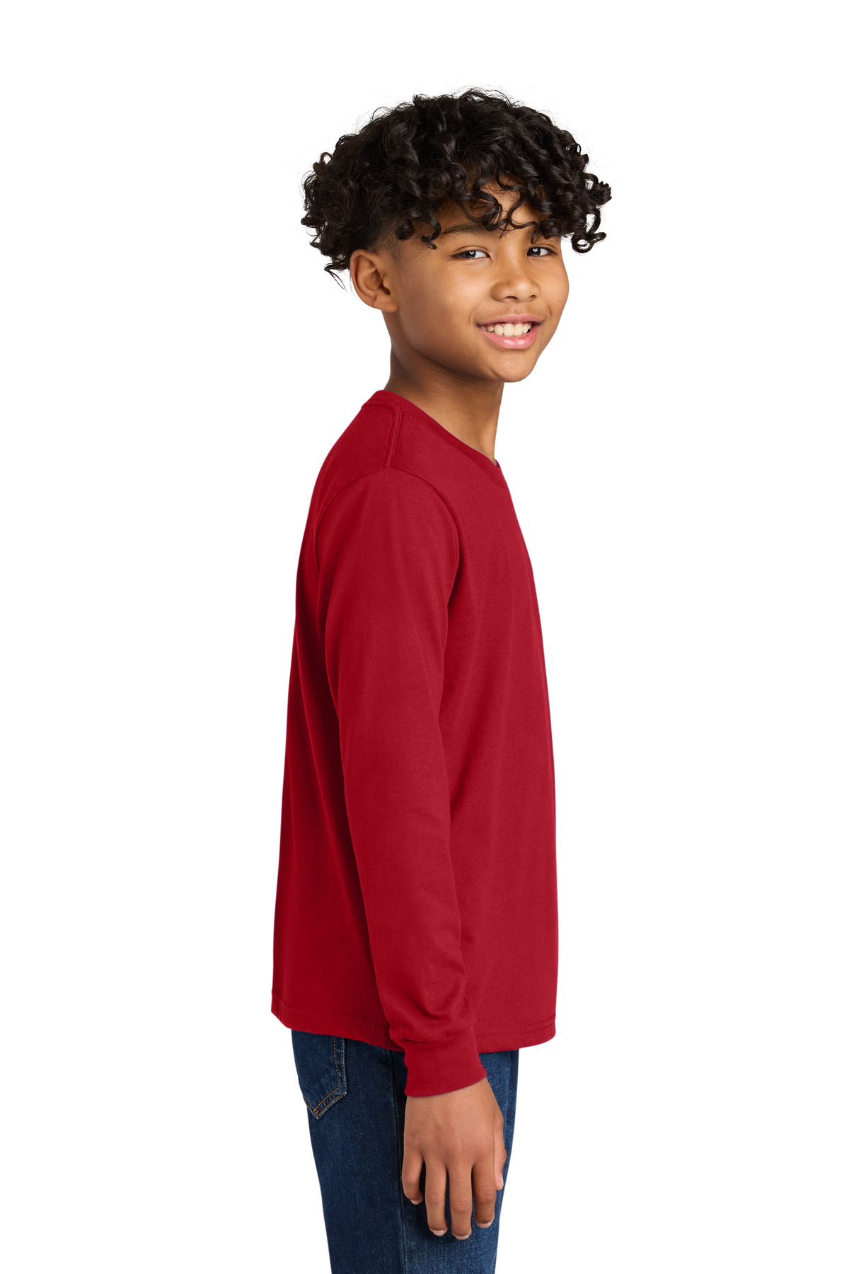 Next Level Apparel Youth Cotton Long Sleeve Tee NL3311