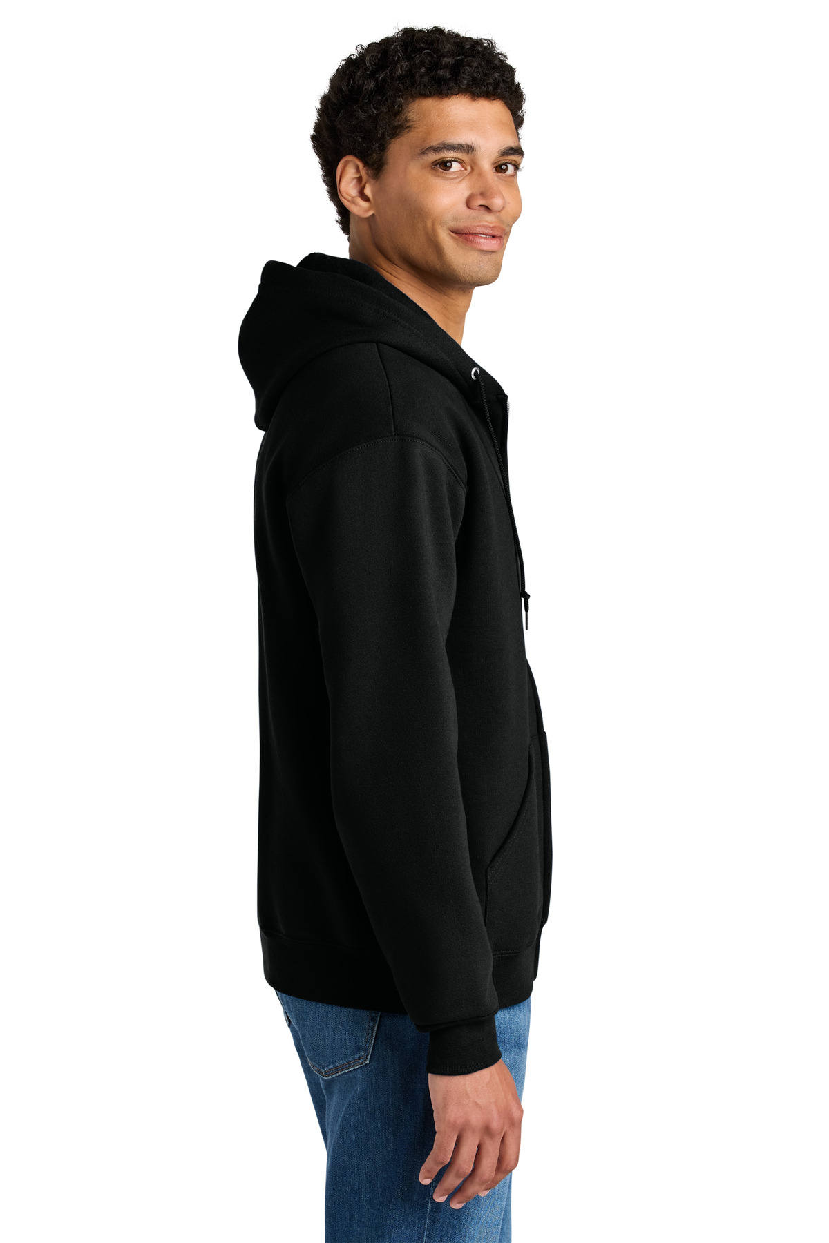 Jerzees Rugged Unisex Full-Zip Hooded Sweatshirt Z12M
