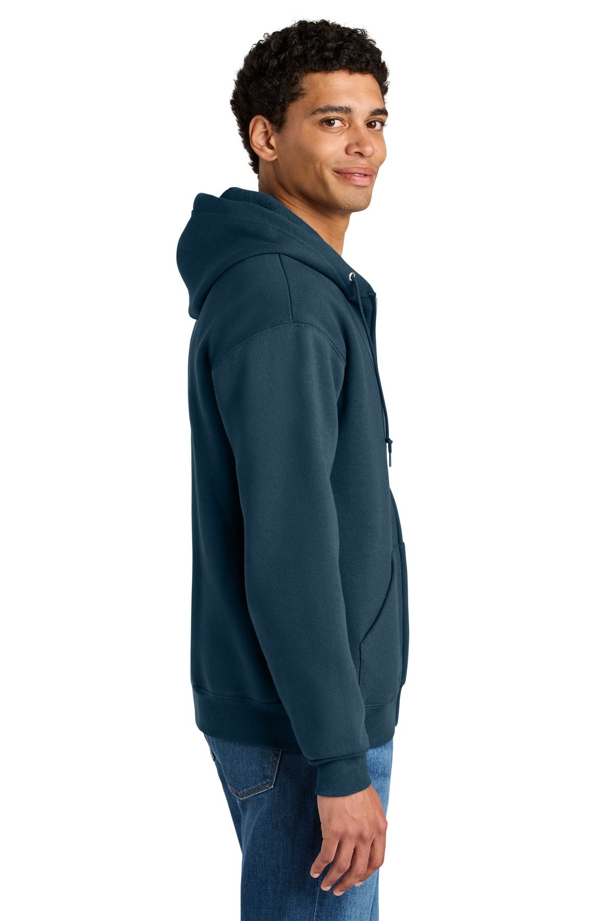 Jerzees Rugged Unisex Full-Zip Hooded Sweatshirt Z12M