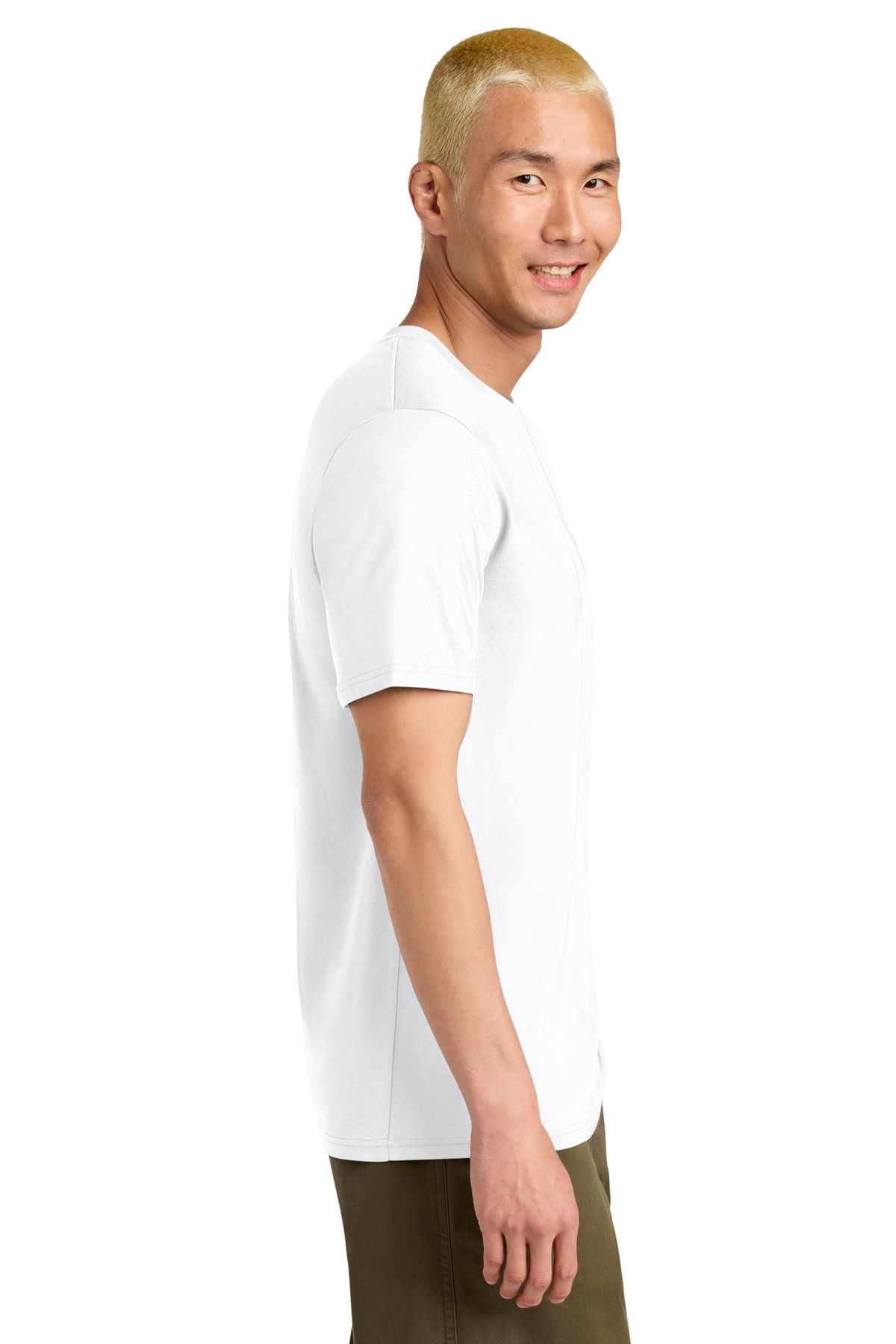 Stanley/Stella Unisex Creator 2.0 Tee SXU001 in White — Left sleeve