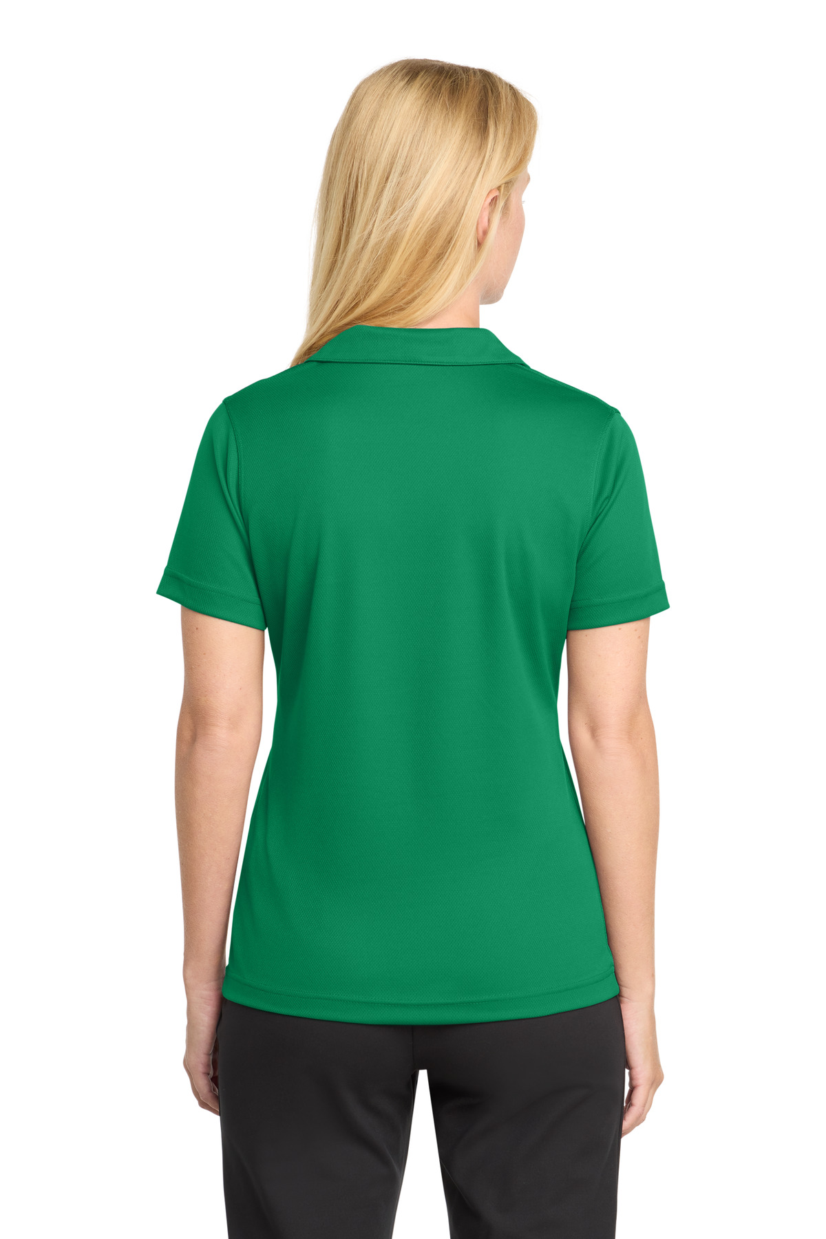 Sport-Tek Women's Dri-Mesh V-Neck Polo. L469