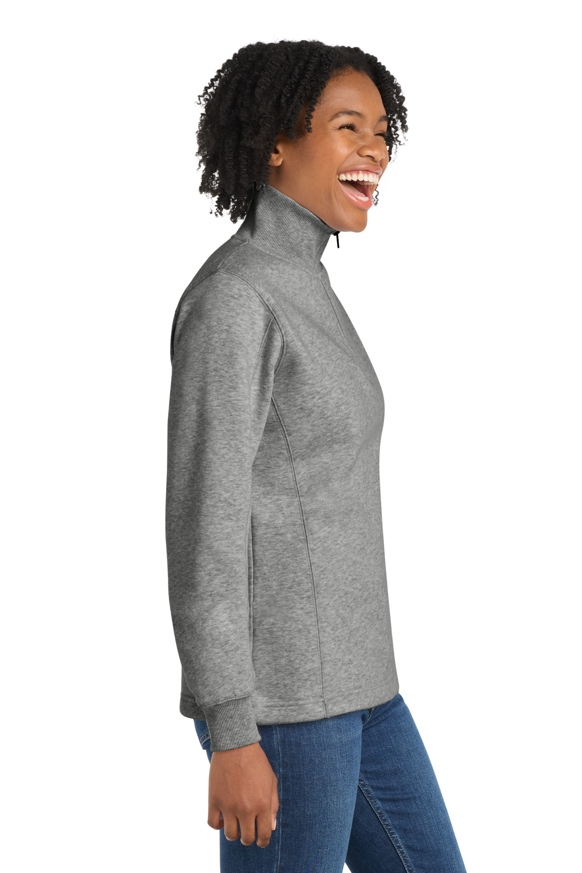 Sport-Tek Women's 1/4-Zip Sweatshirt. LST253