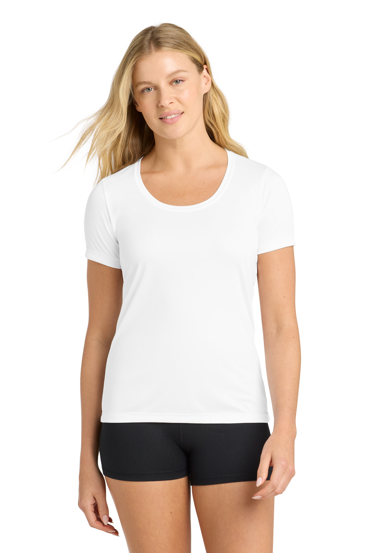 DISCONTINUED  Sport-Tek  ®  Women's Posi-UV ®  Pro Scoop Neck Tee. LST420