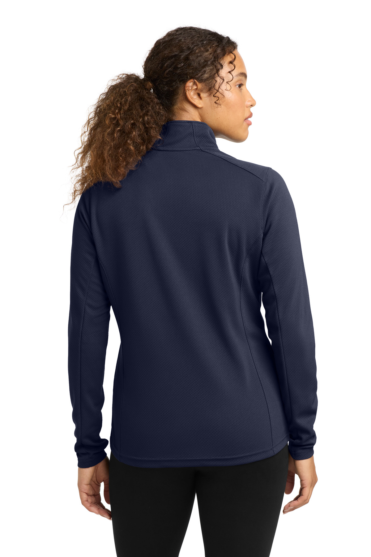 Sport-Tek Women's Sport-Wick Textured 1/4-Zip Pullover. LST860
