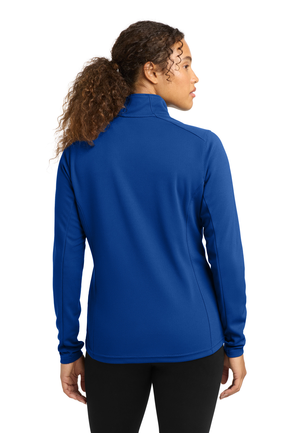 Sport-Tek Women's Sport-Wick Textured 1/4-Zip Pullover. LST860