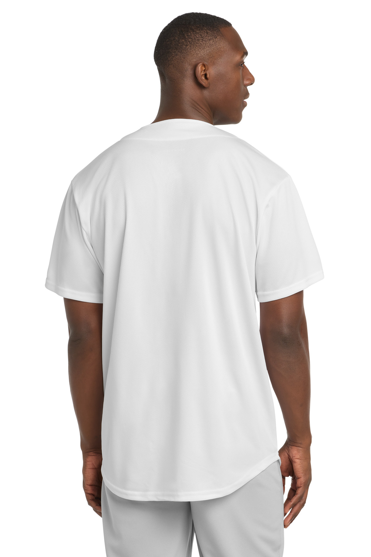 Sport-Tek PosiCharge Tough Mesh Full-Button Jersey. ST220