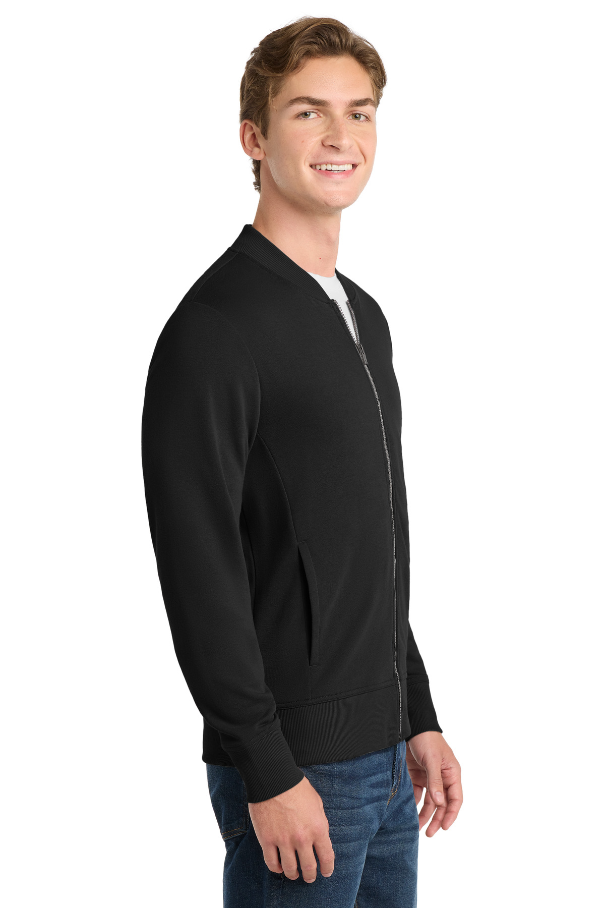 Sport-Tek Lightweight French Terry Bomber. ST274