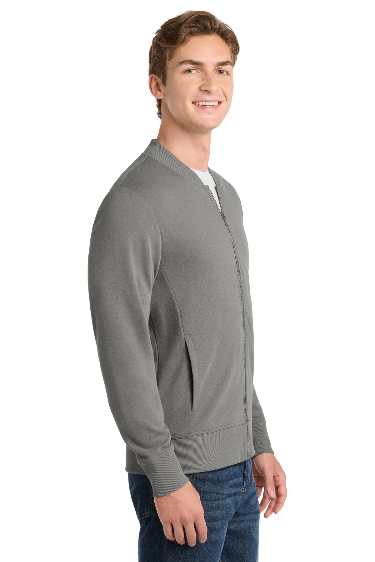 Sport-Tek Lightweight French Terry Bomber. ST274