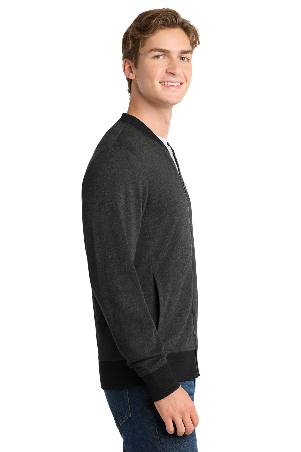 Sport-Tek Lightweight French Terry Bomber. ST274