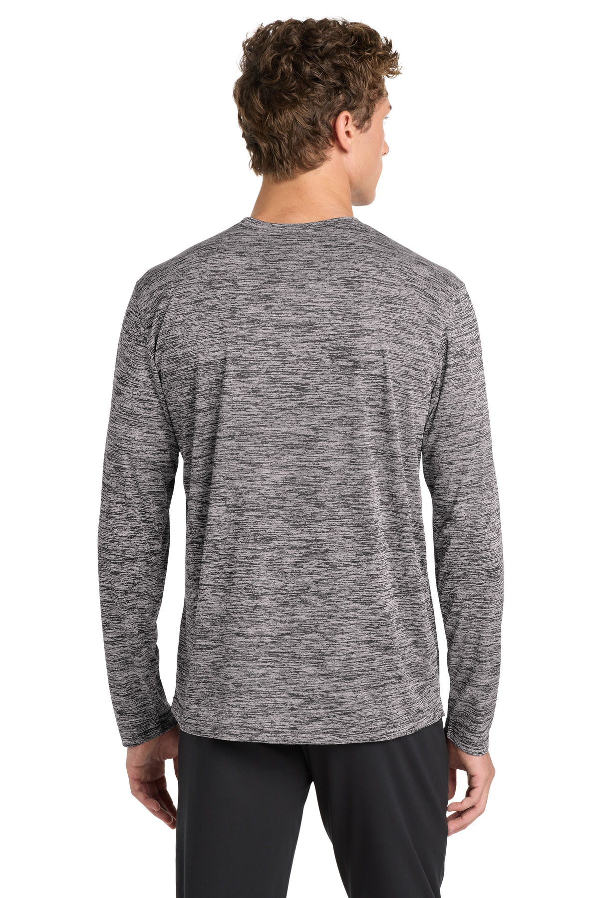 Sport-Tek PosiCharge Long Sleeve Electric Heather Tee. ST390LS
