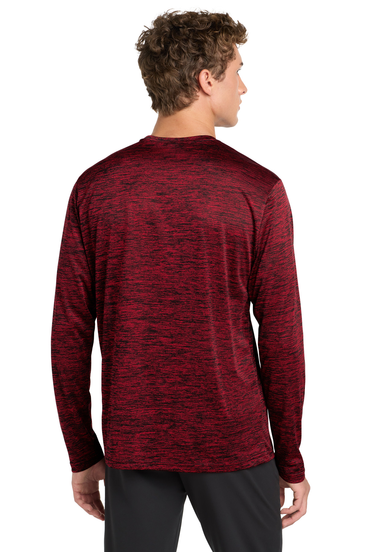 Sport-Tek PosiCharge Long Sleeve Electric Heather Tee. ST390LS