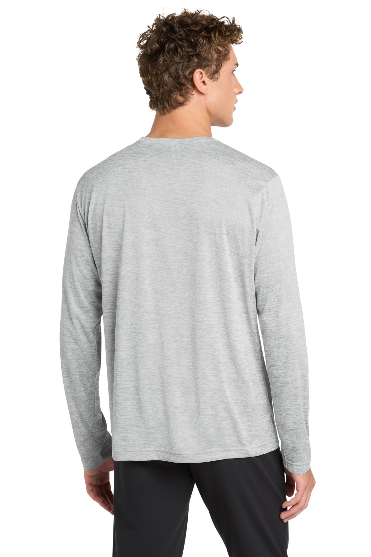 Sport-Tek PosiCharge Long Sleeve Electric Heather Tee. ST390LS