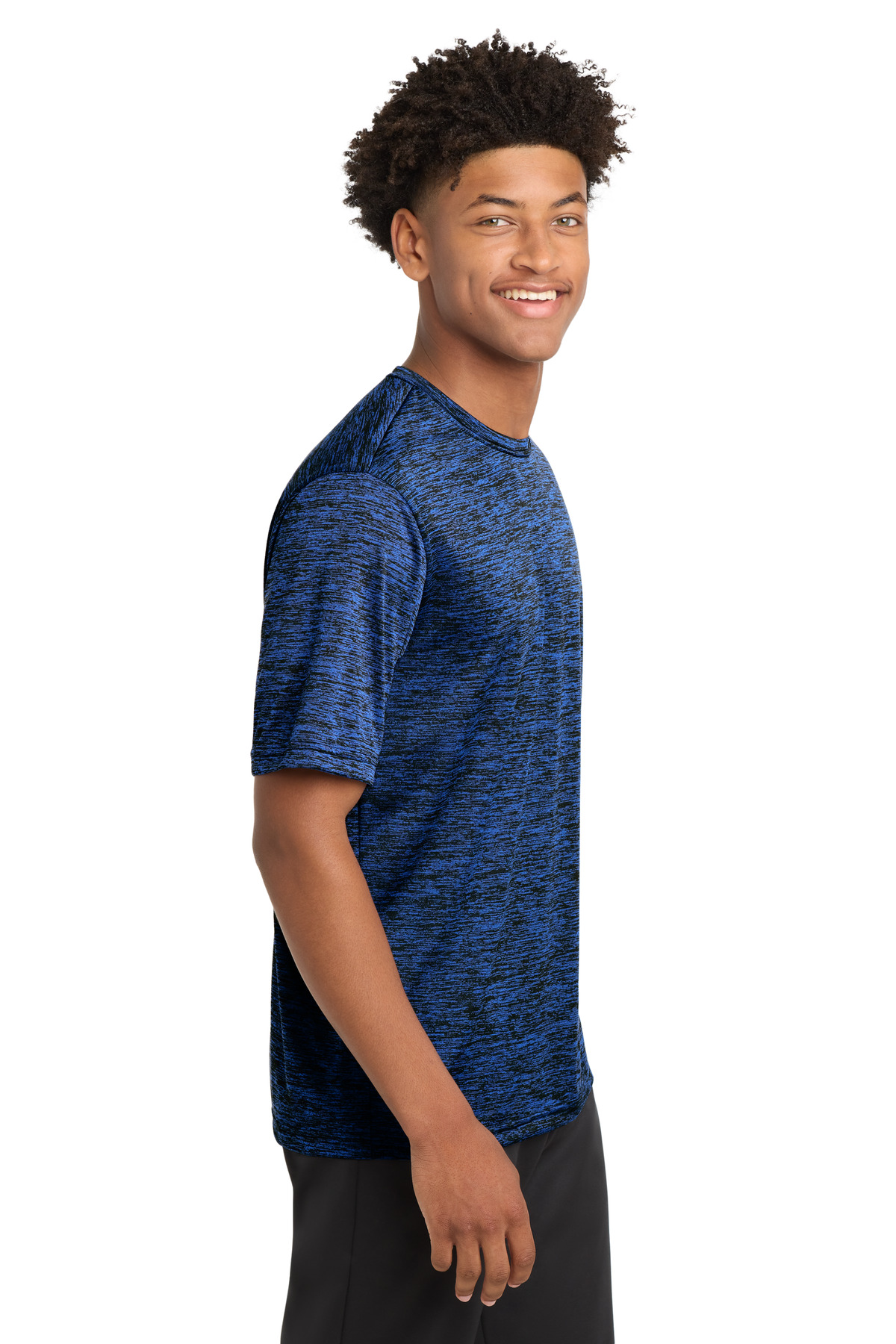 Sport-Tek PosiCharge Electric Heather Tee. ST390