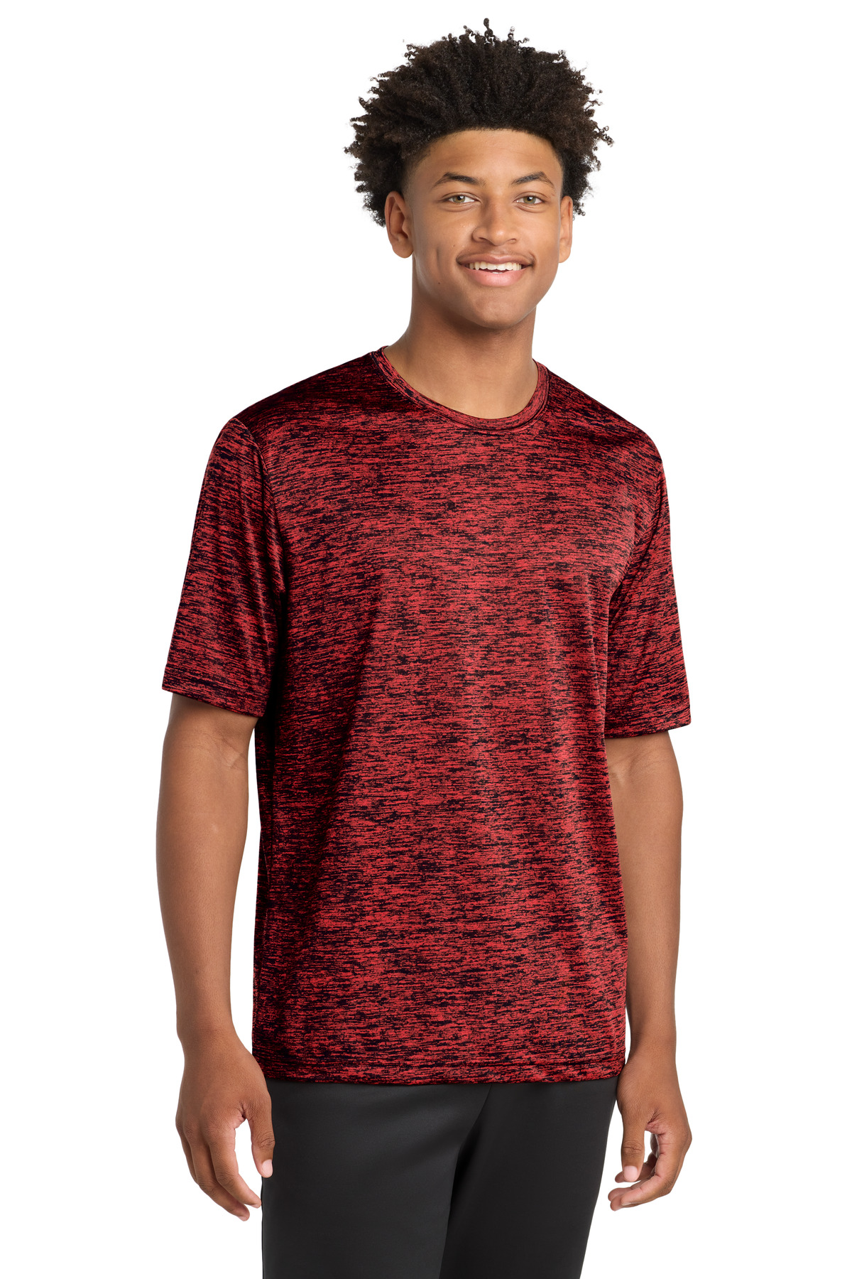 Sport-Tek PosiCharge Electric Heather Tee. ST390