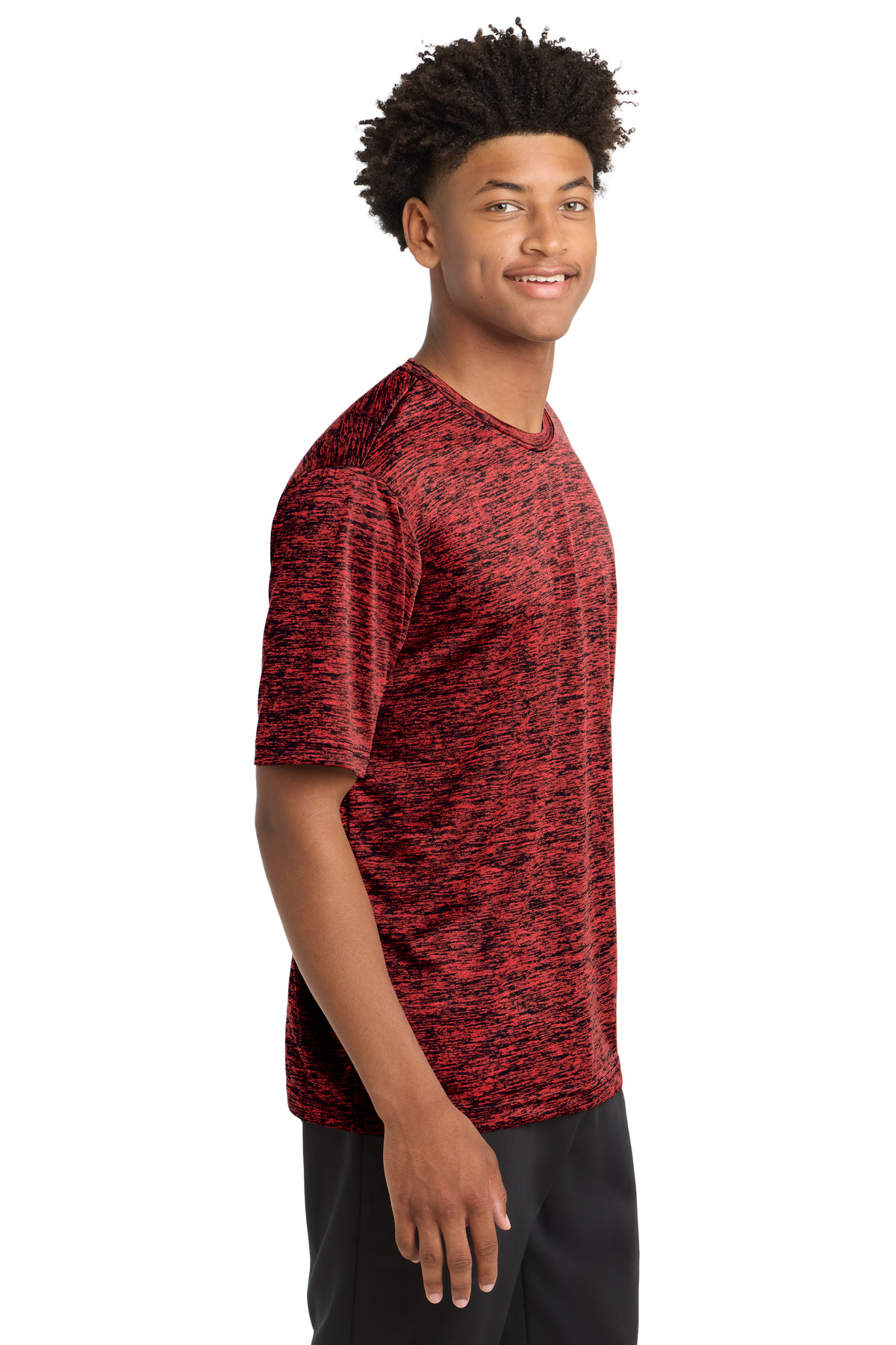Sport-Tek PosiCharge Electric Heather Tee. ST390