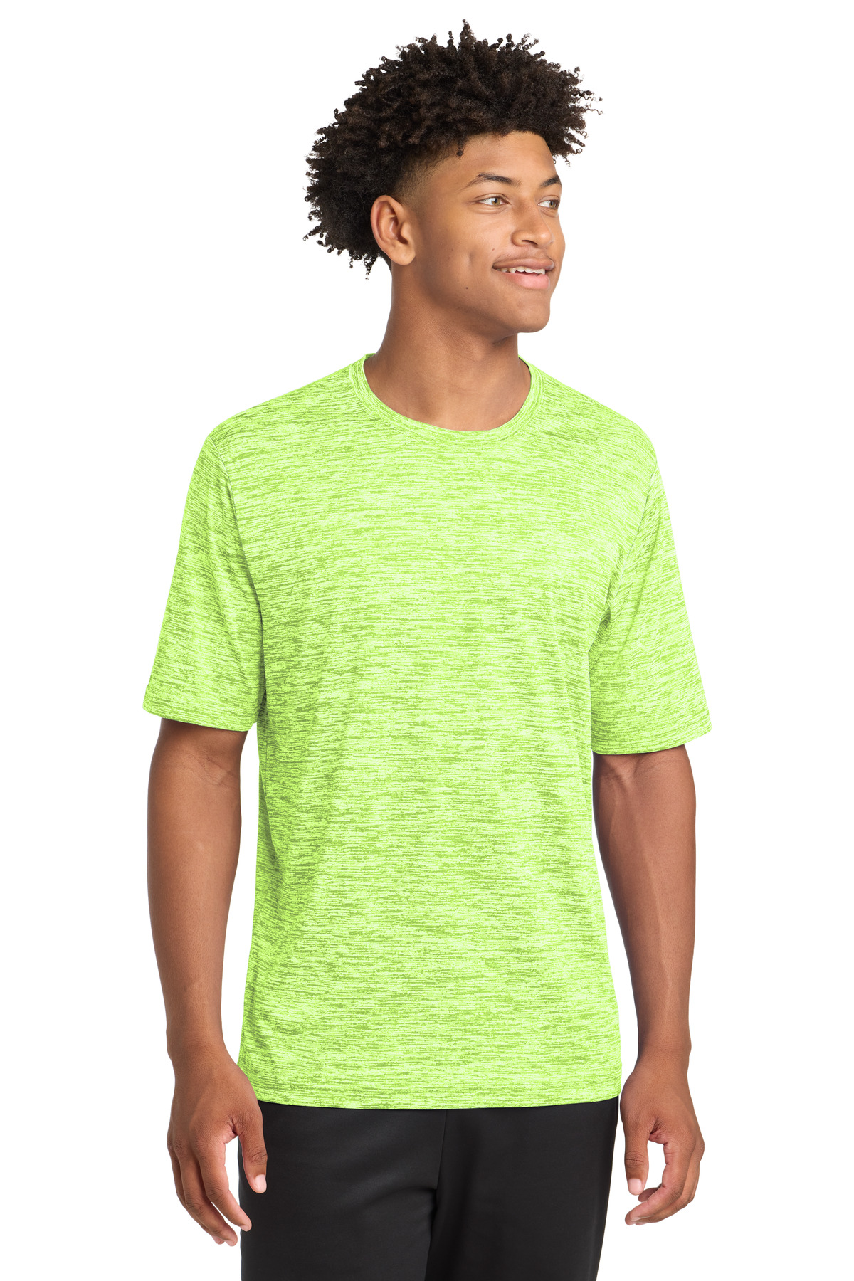 Sport-Tek ST390 swatch in Lime Shock Electric