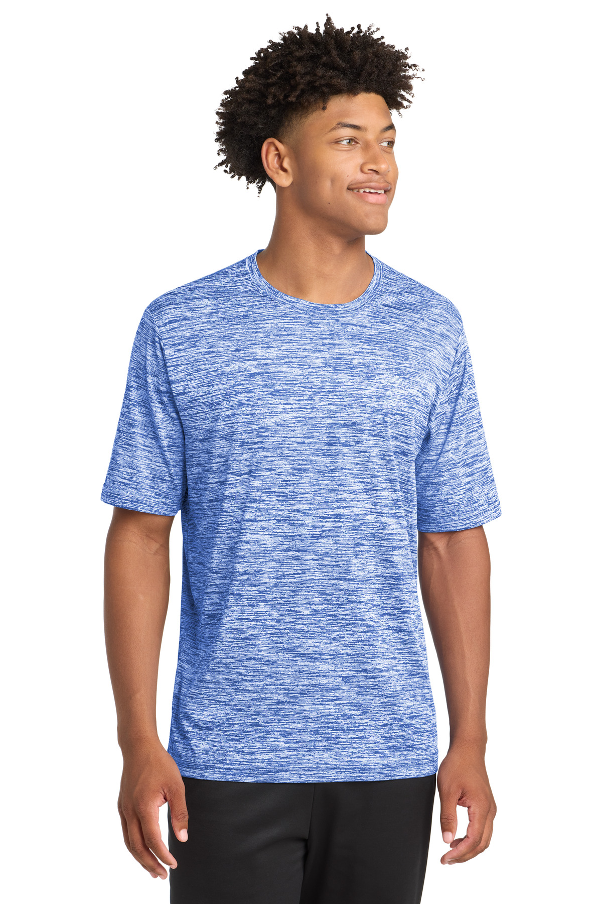 PosiCharge Electric Heather Tee - True Royal Electric