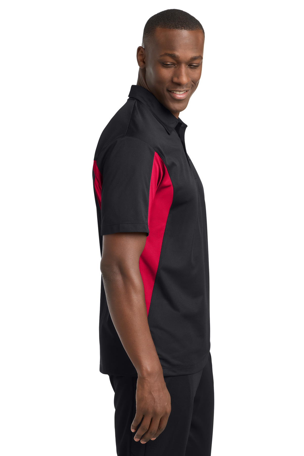 Sport-Tek Side Blocked Micropique Sport-Wick Polo. ST655