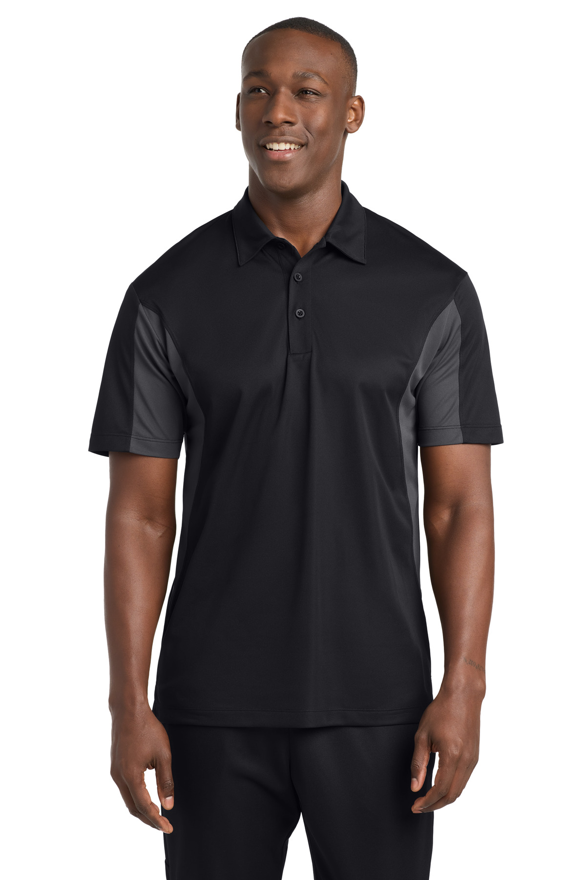 Sport-Tek Side Blocked Micropique Sport-Wick Polo. ST655