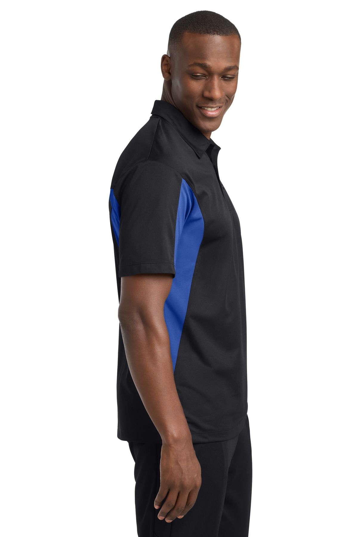 Sport-Tek Side Blocked Micropique Sport-Wick Polo. ST655