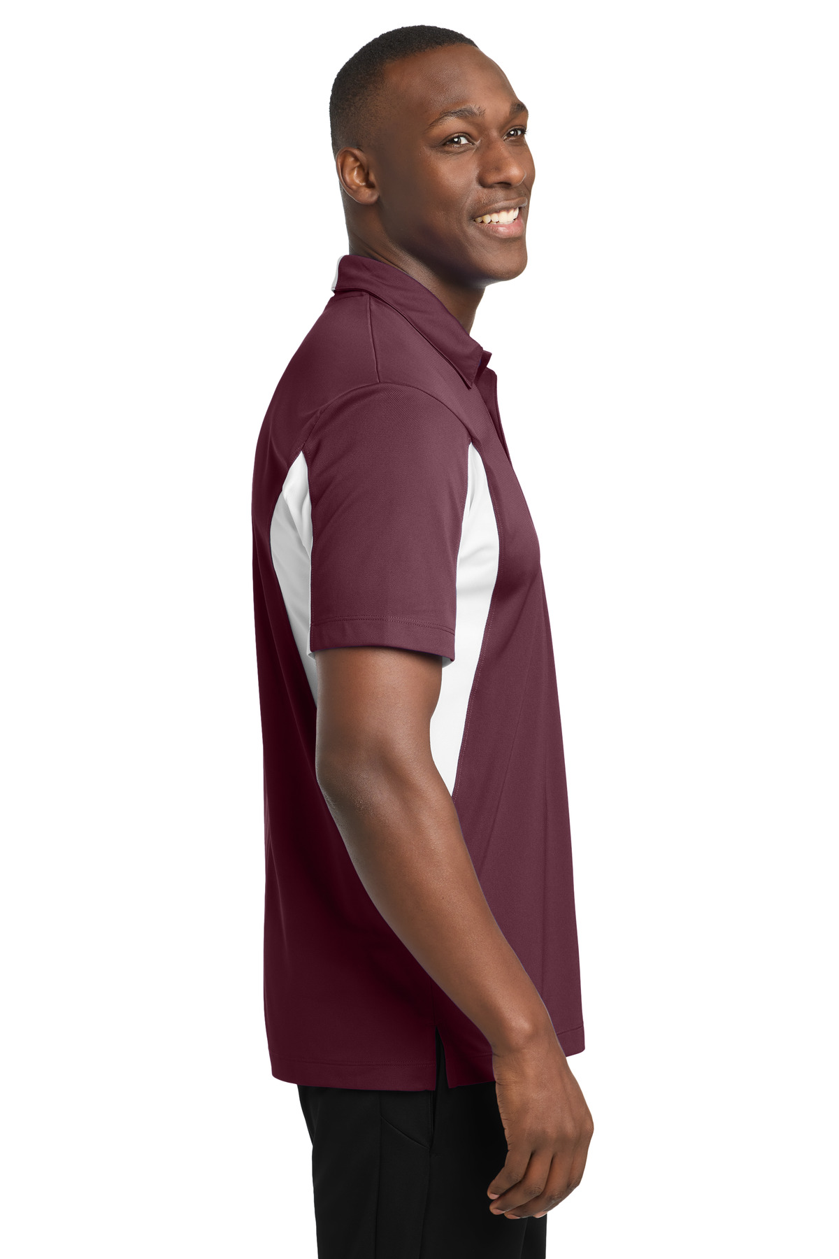 Sport-Tek Side Blocked Micropique Sport-Wick Polo. ST655