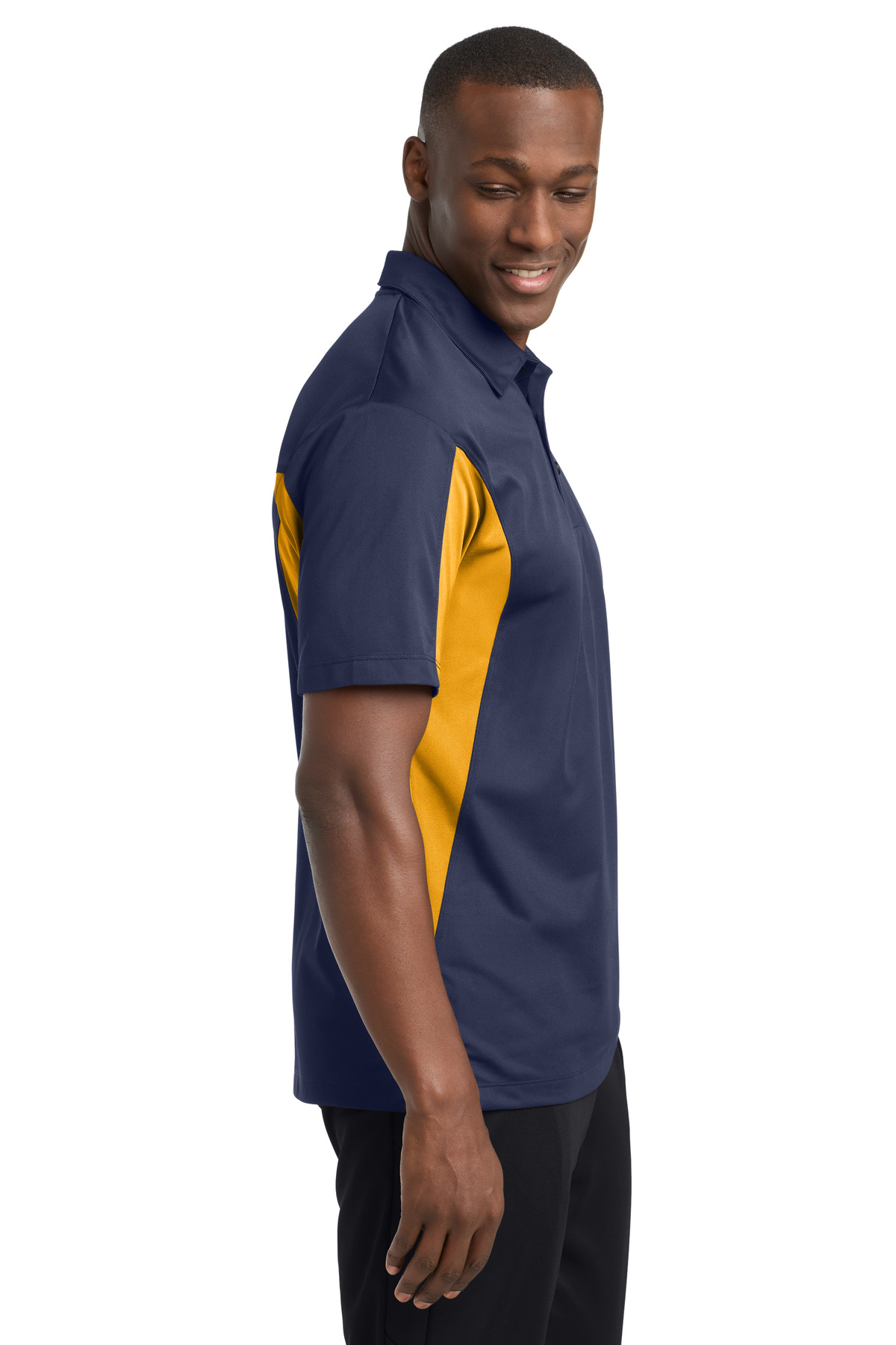 Sport-Tek Side Blocked Micropique Sport-Wick Polo. ST655