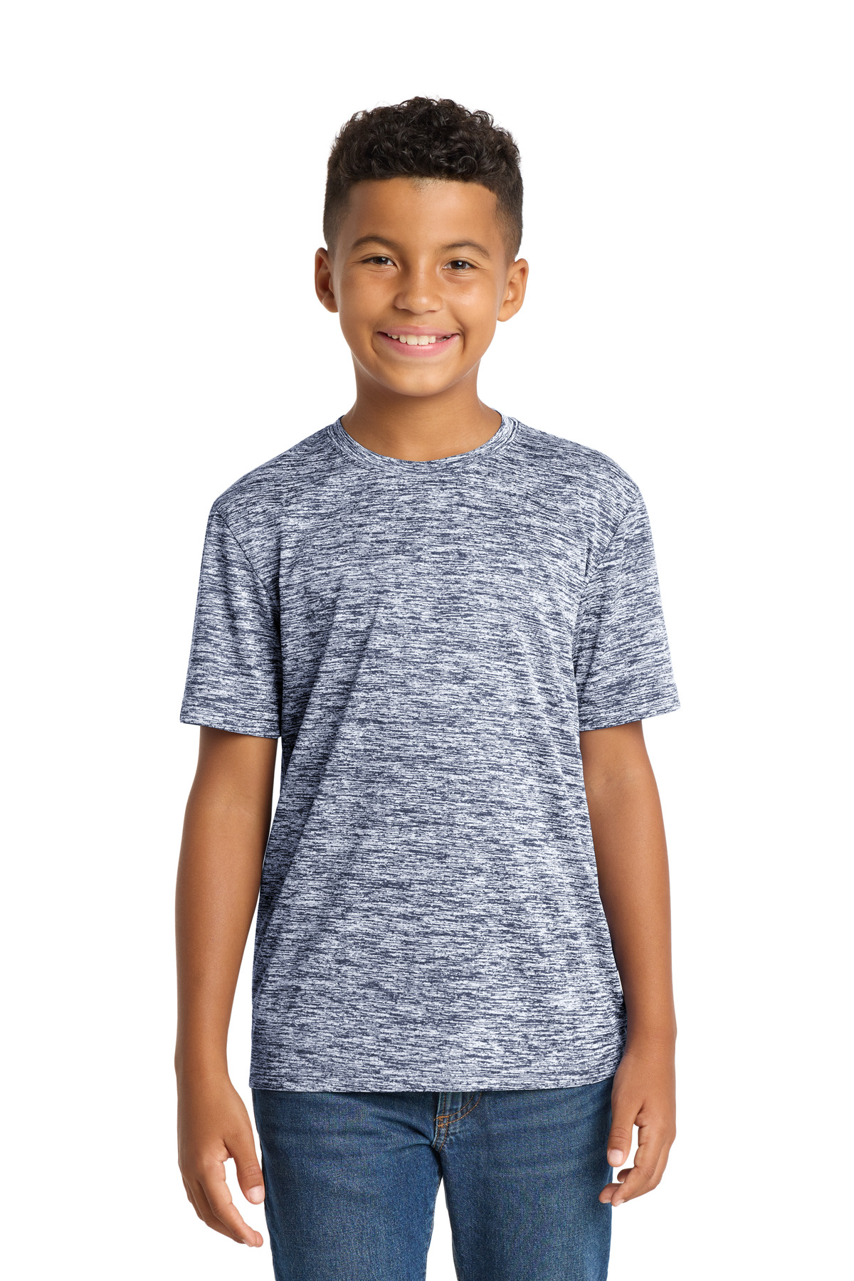 Sport-Tek Youth PosiCharge Electric Heather Tee. YST390