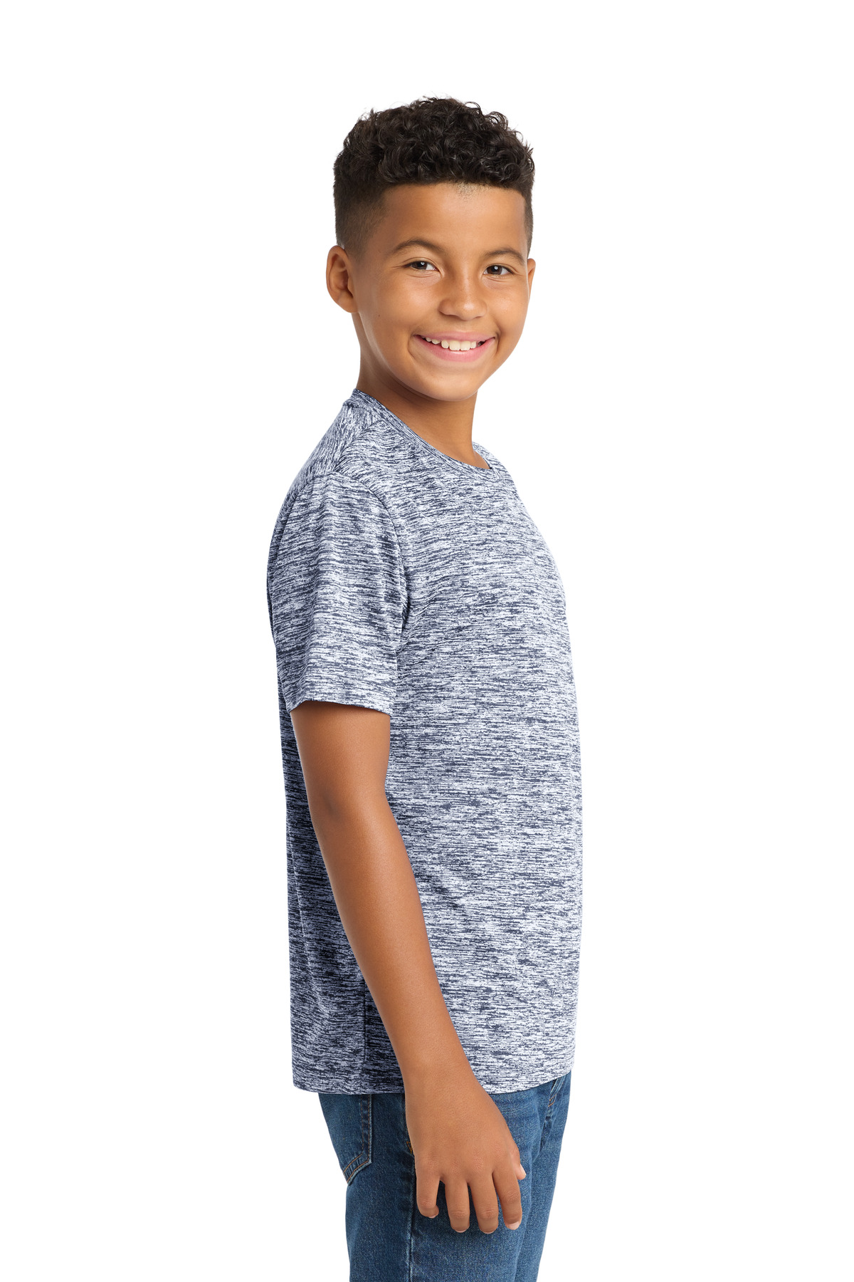 Sport-Tek Youth PosiCharge Electric Heather Tee. YST390